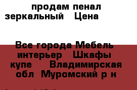 продам пенал зеркальный › Цена ­ 1 500 - Все города Мебель, интерьер » Шкафы, купе   . Владимирская обл.,Муромский р-н